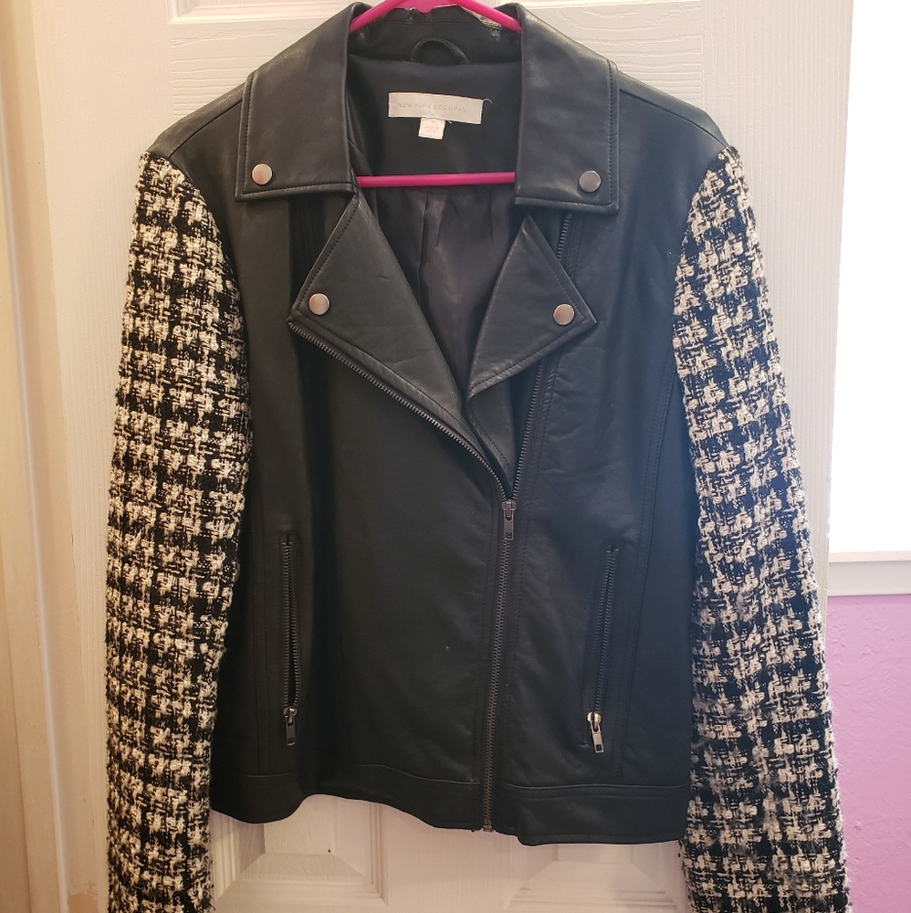 Pleather/Tweed New York & Co. Jacket